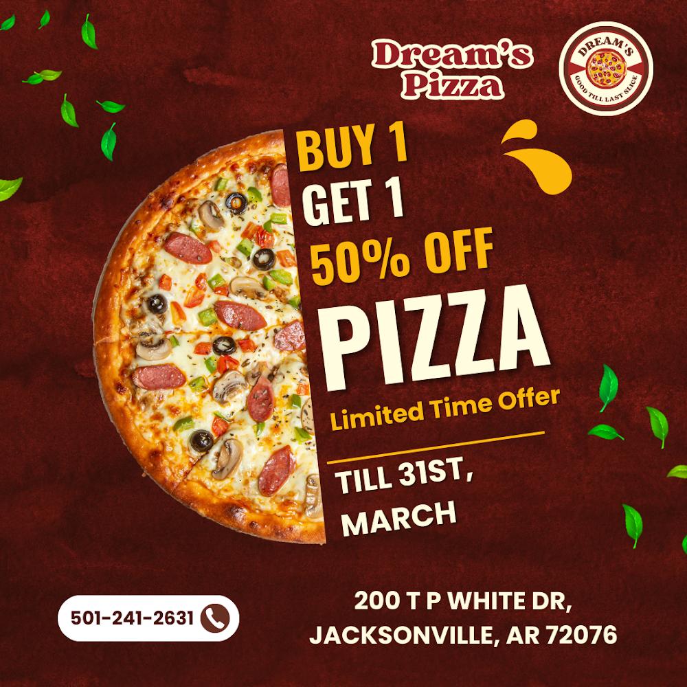 Dream's Pizza Menu image 3